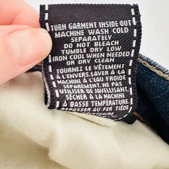 7 For All Mankind Jeans Mens Size 32 Blue Austyn Relaxed Straight Denim Stretch - Picture 8 of 10